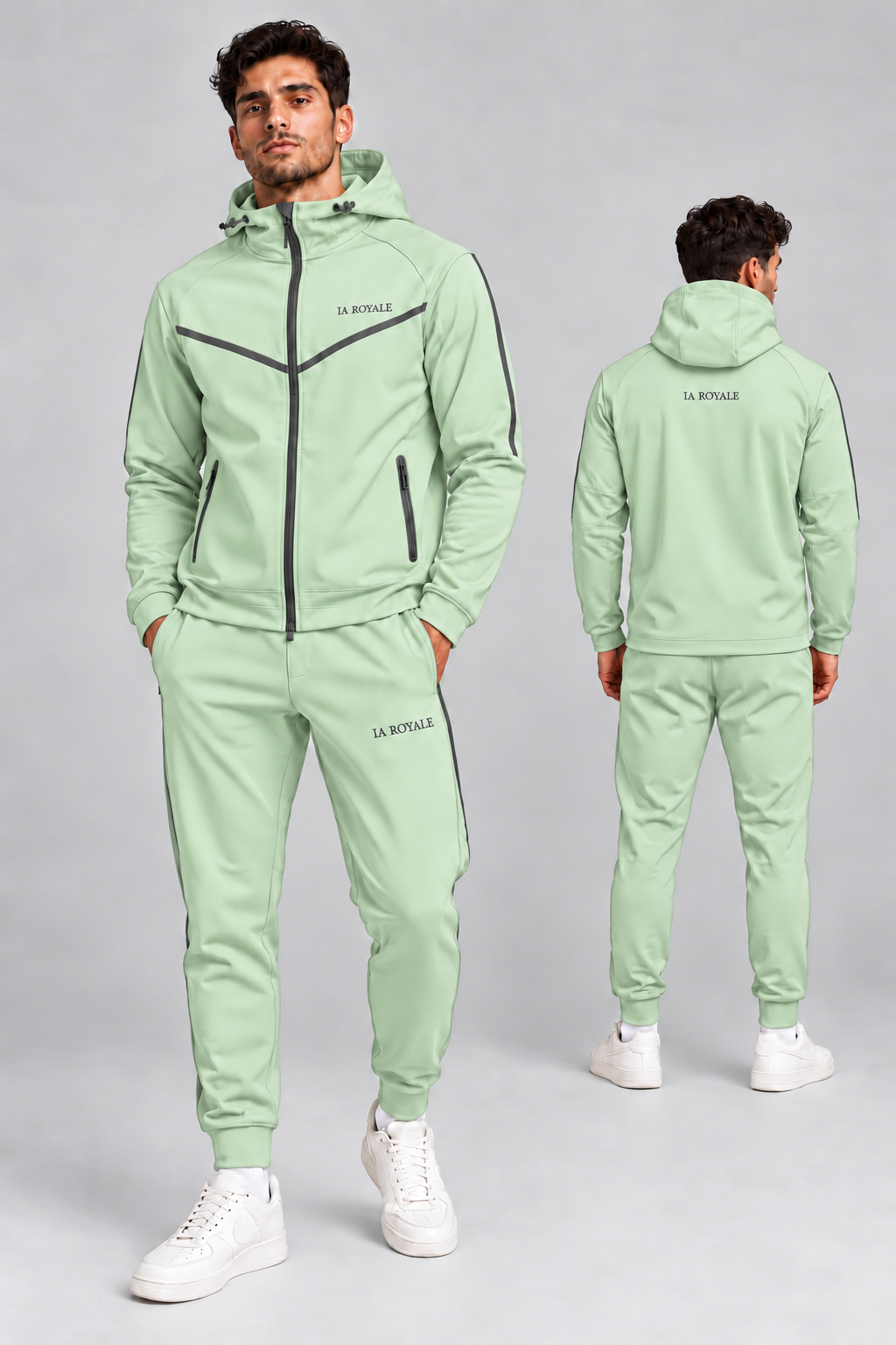 Ensemble vert menthe IA Royale