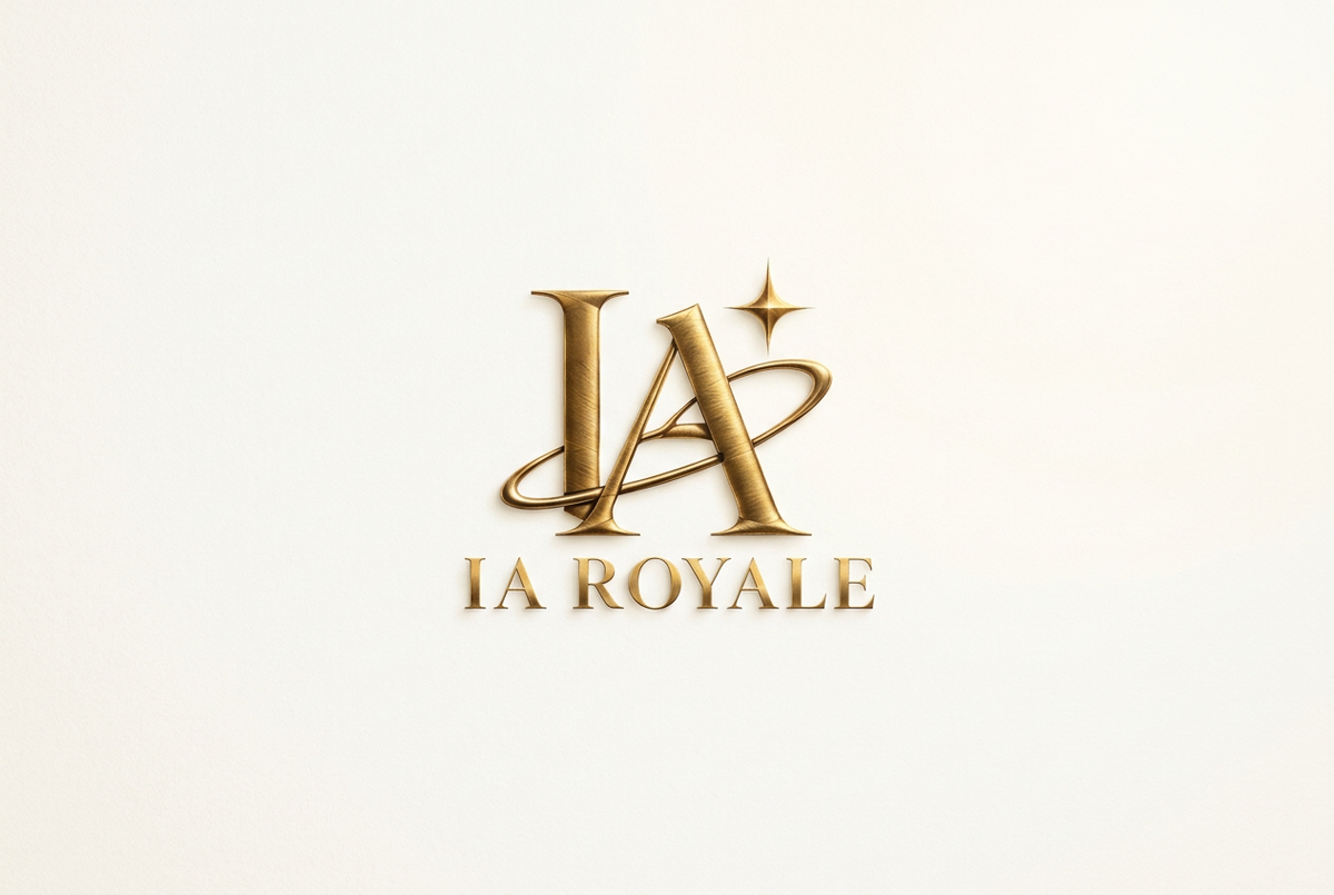 IA ROYALE — logo doré